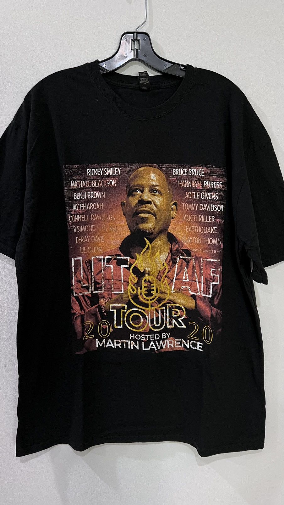 Vintage Martin Lawrence Lit Af Tour 2020 Size Xxl