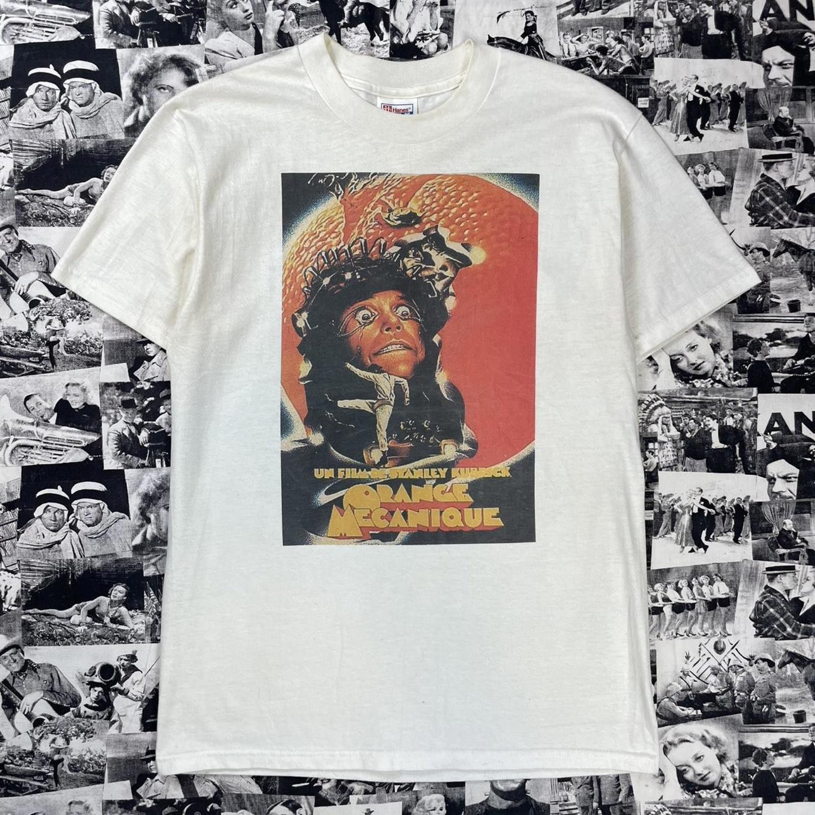 Hanes Vintage 90 S Y2k Clockwork Orange Shirt Italian Movie Promo Hoodie, Sweatshirt | FlexRushtees.com