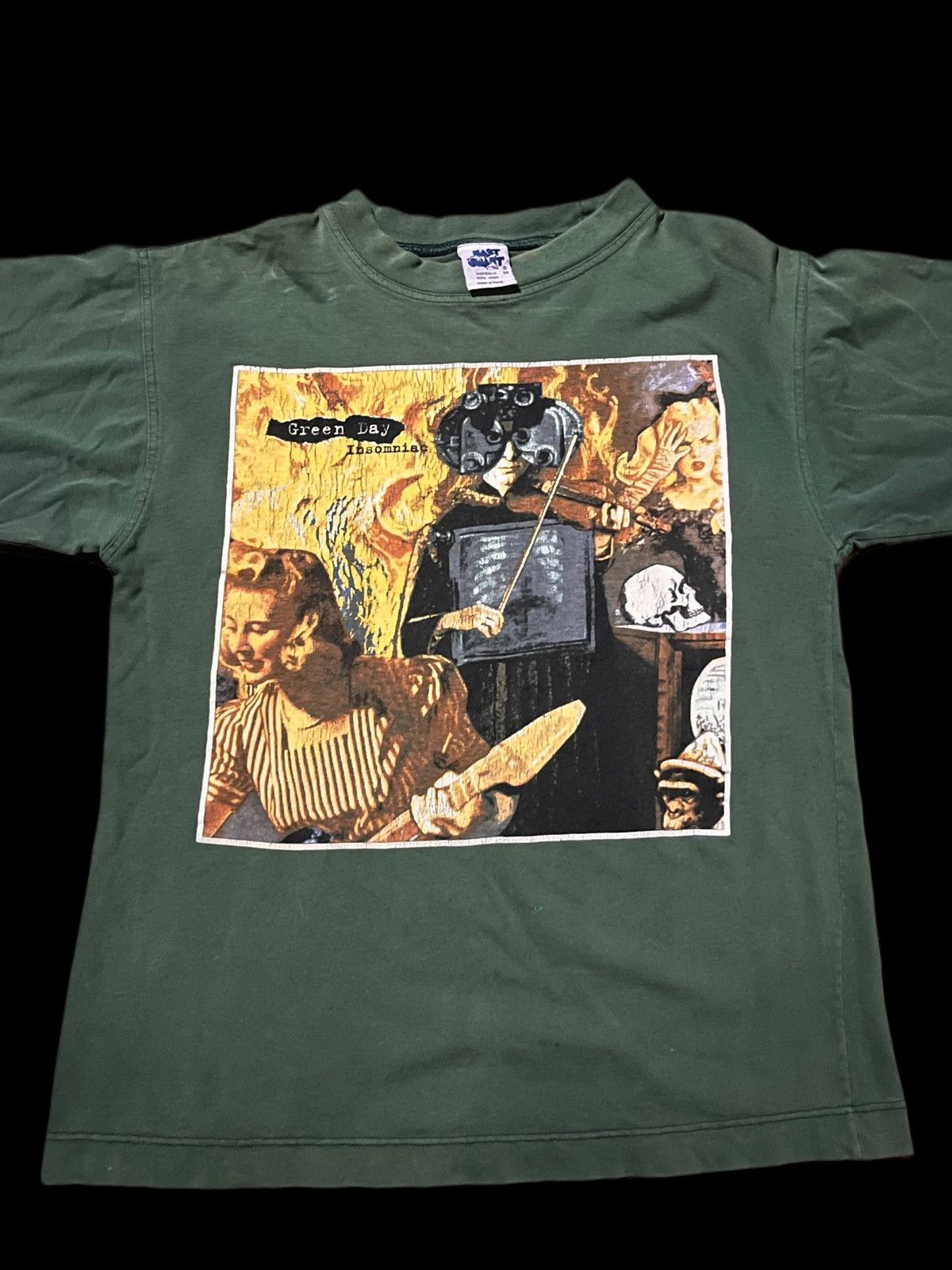 Vintage 1995 Green Day Insomniac Tee Hoodie, Sweatshirt | FlexRushtees.com