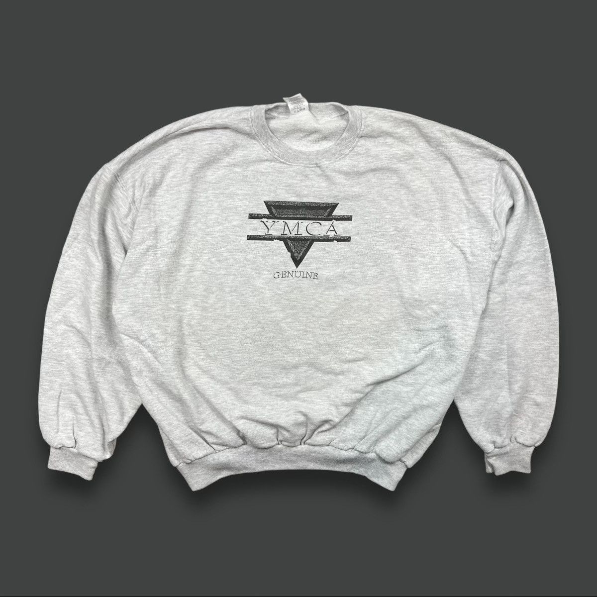 Jerzees Vintage Gray Ymca Crewneck