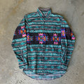 Vintage 90s Wrangler Western Shirt Aztec Navajo Pattern