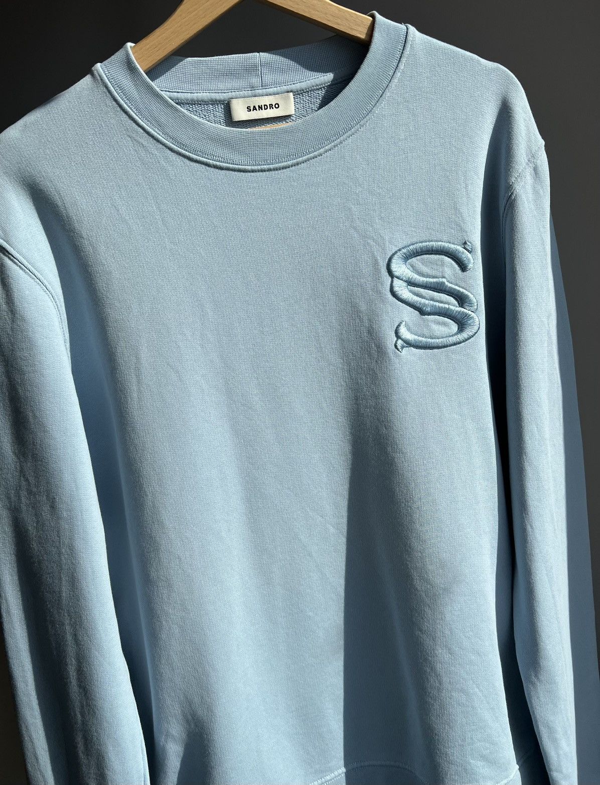 Sandro Paris Cotton Sweatshirt Crewneck T-Shirts, Hoodie | FlexRushtees.com