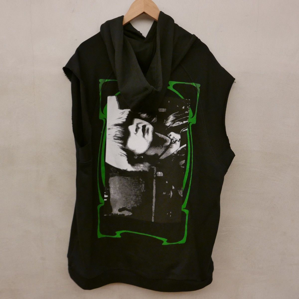 Raf Simons Sleeveless Printed Hoodie
