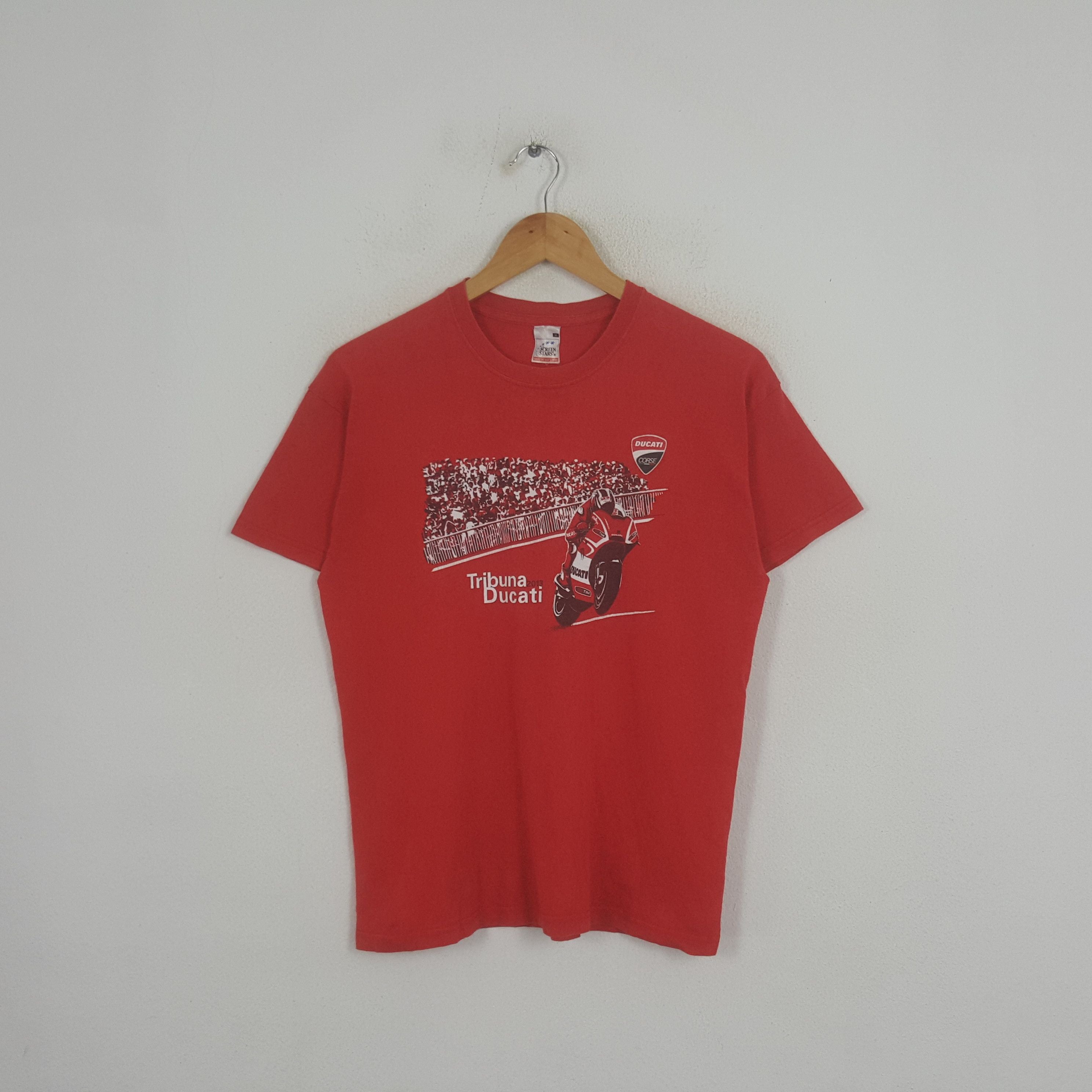 Vintage Tribuna Ducati 2013 Superbike Racing Tshirt