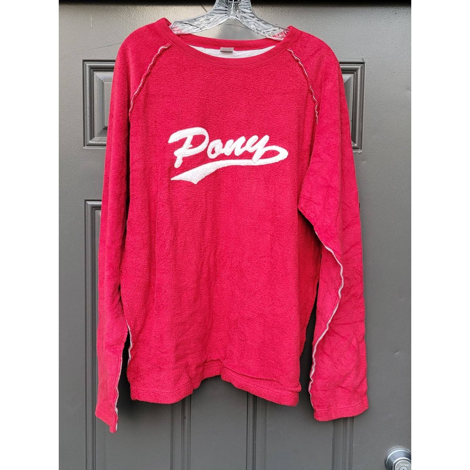 Vtg Pony Reverse Seam Sample Shirt Hoodie, Sweatshirt | FlexRushtees.com