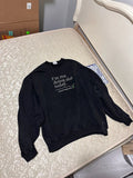 Vetements Black I M Not Doing Shit Today Sweatshirt T-Shirts, Hoodie | FlexRushtees.com