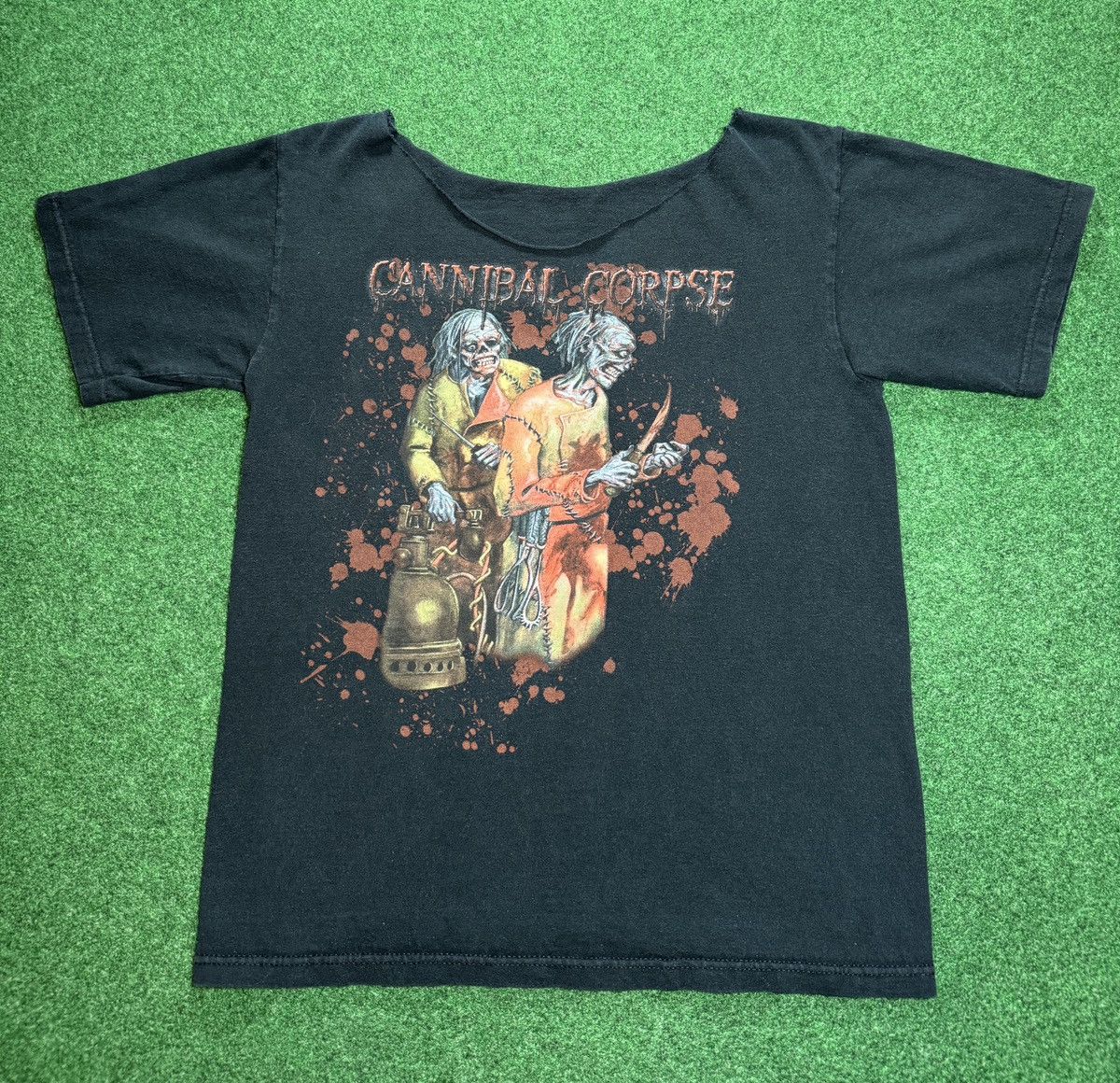 Gildan Y2k Cannibal Corpse Death Metal Horrorcore Cut Off Tshirt Hoodie, Sweatshirt | FlexRushtees.com
