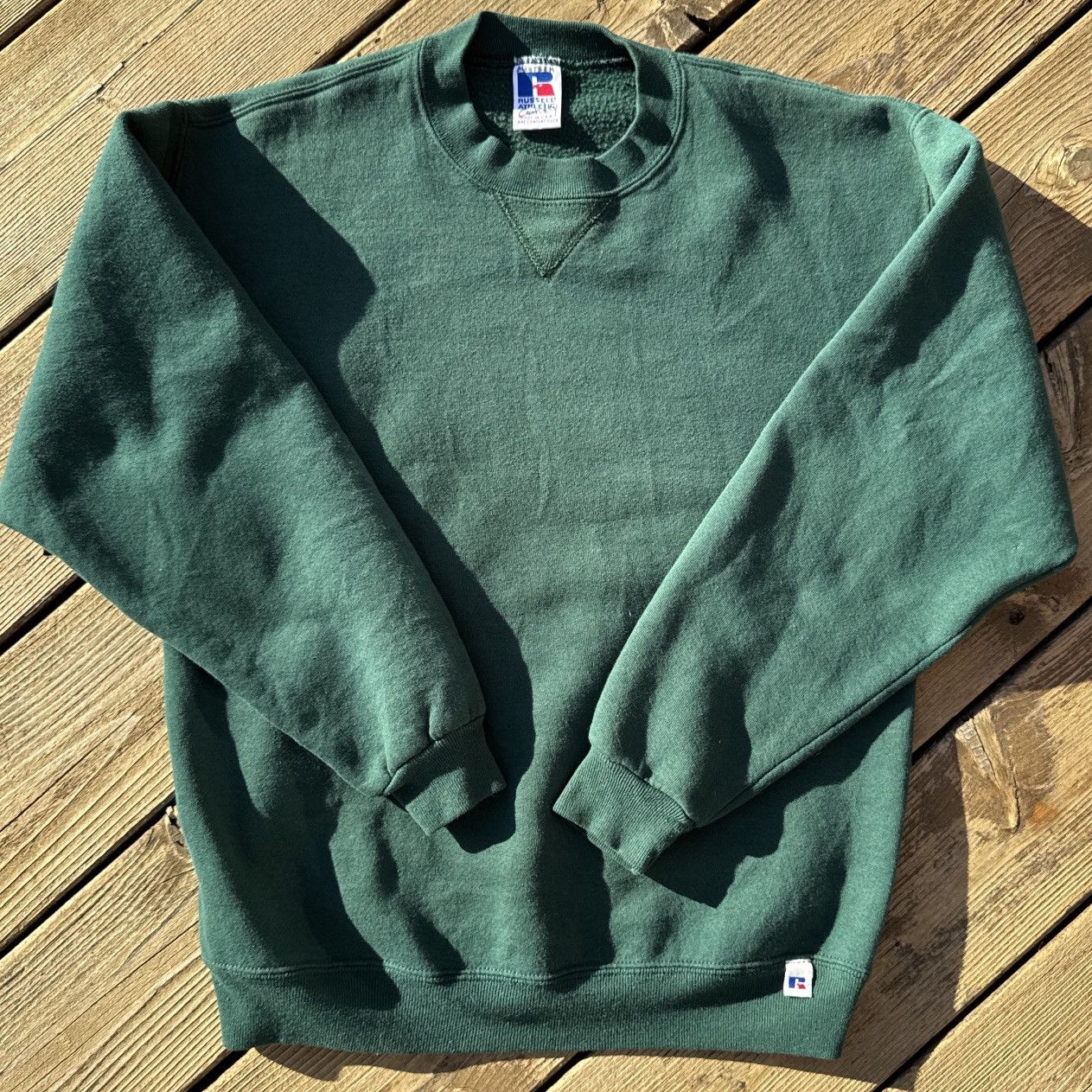Athletic Vintage Russell Athletic Sweatshirt Crewneck Youth Xl Green