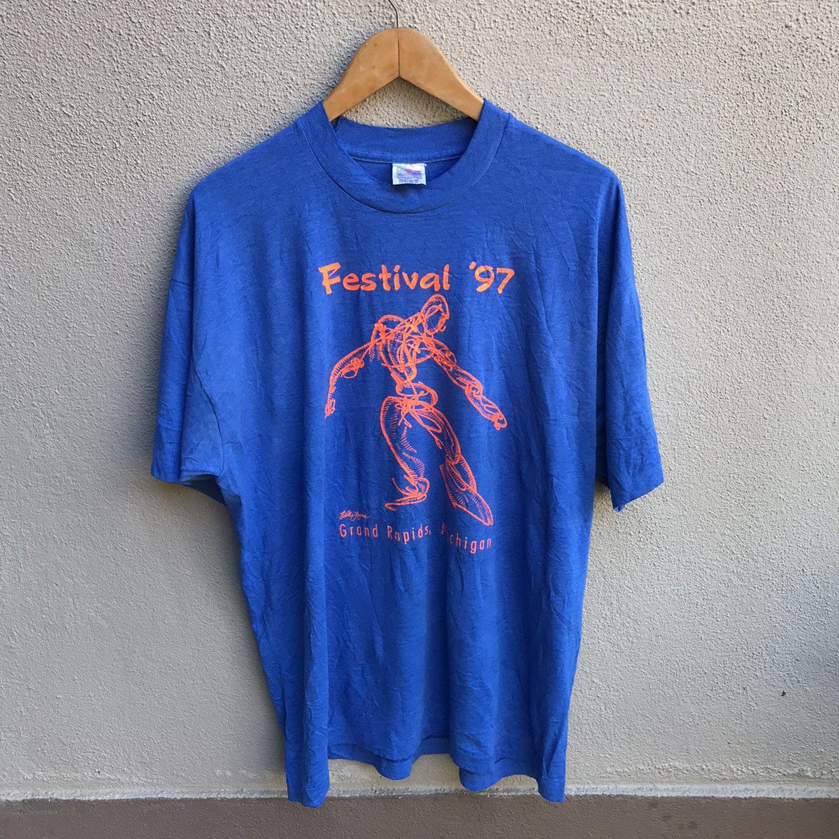 Vintage 90s Art Festival Michigan Sculpture Museum Tee Hoodie, Sweatshirt | FlexRushtees.com