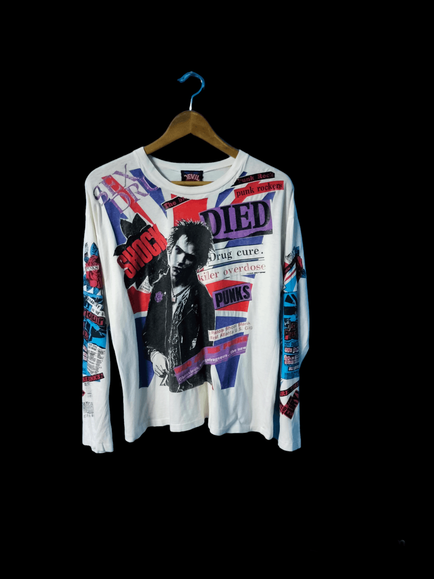 Band Tees Vintage Sex Pistols Sid Vicious Fifth Column Longsleeve Hoodie, Sweatshirt | FlexRushtees.com
