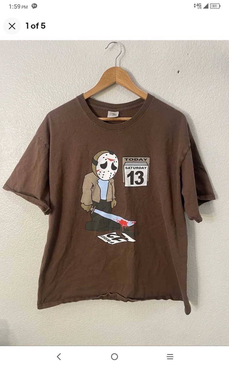 Vintage Friday The 13th T Shirt Tee Jason