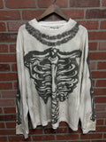 Vale Valley Long Sleeve Bone Tee Shirt Size Xxl New