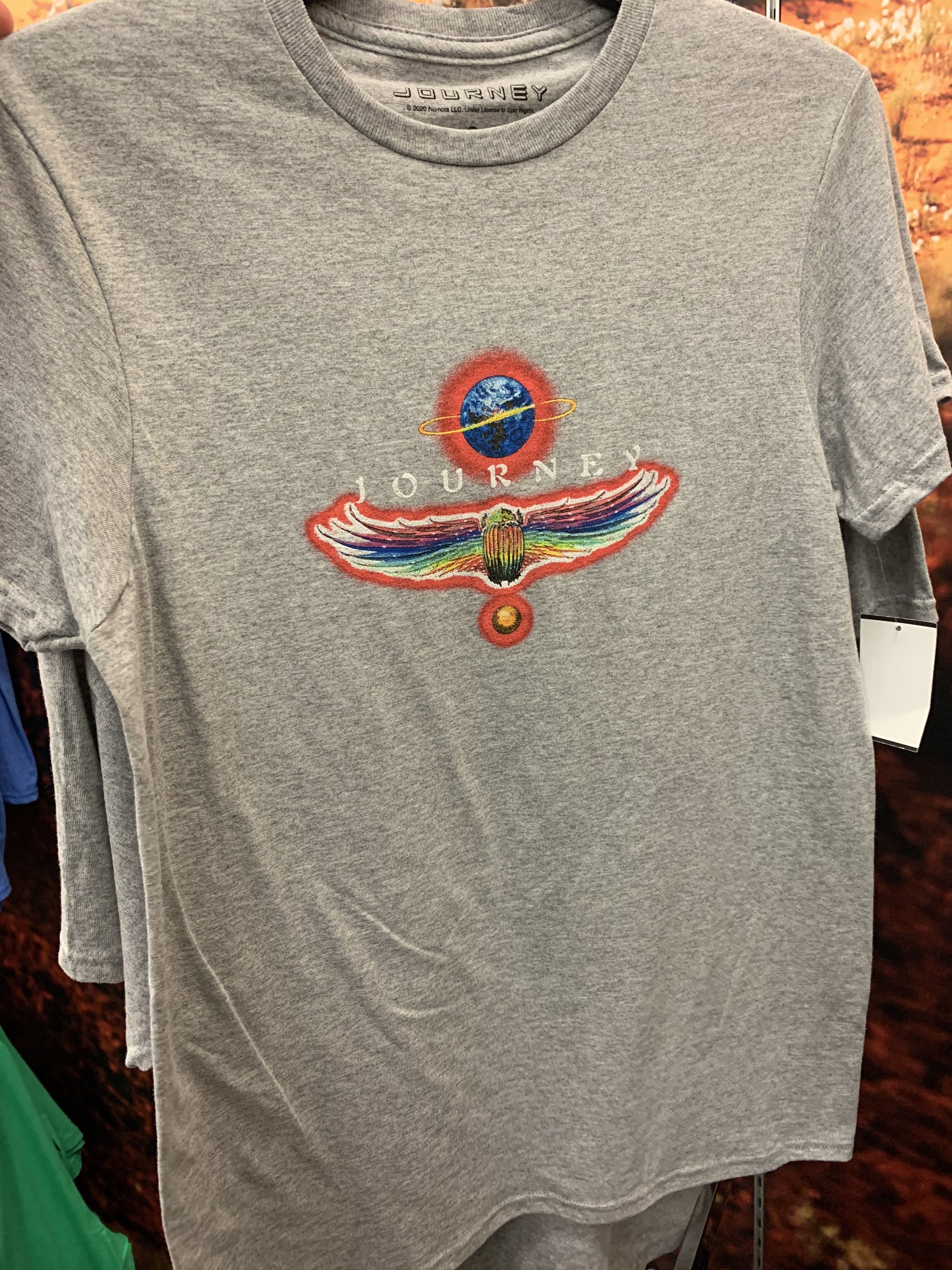 Band Tees Deadstock Journey Wings Logo Tee Hoodie, Sweatshirt | FlexRushtees.com