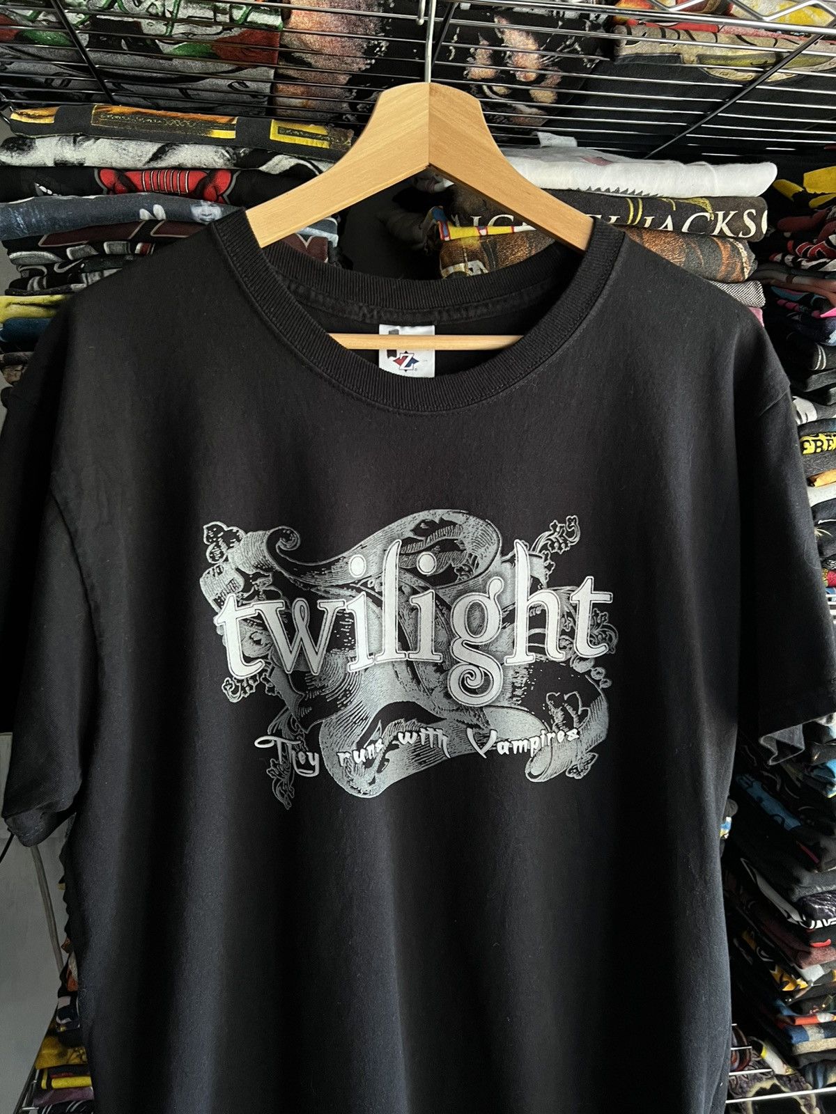 Other 2008 Twilight They Runs With Vampires Promo Tee Hoodie, Sweatshirt | FlexRushtees.com