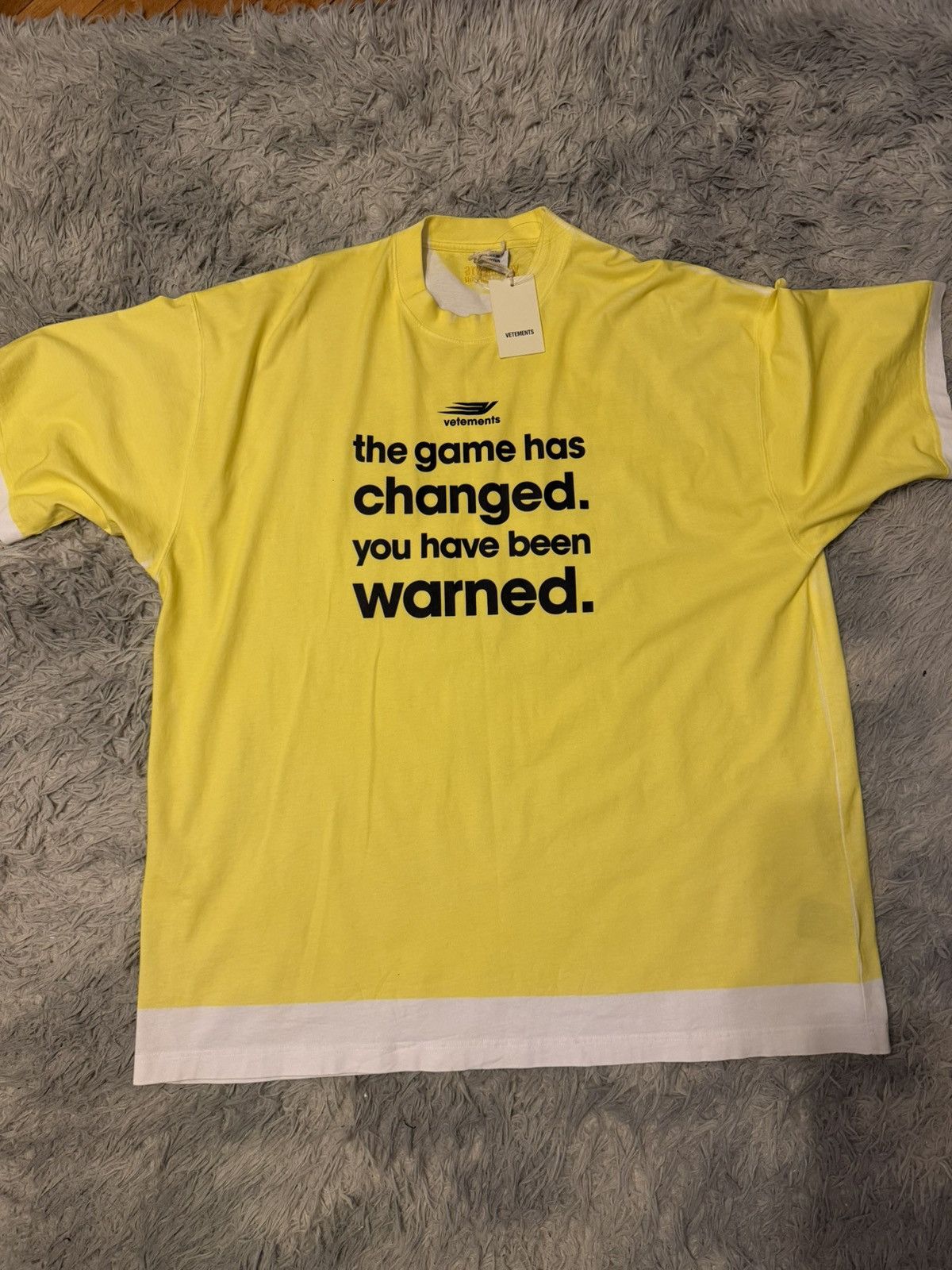 Vetements The Game Has Changed Shirt Hoodie, Sweatshirt | FlexRushtees.com