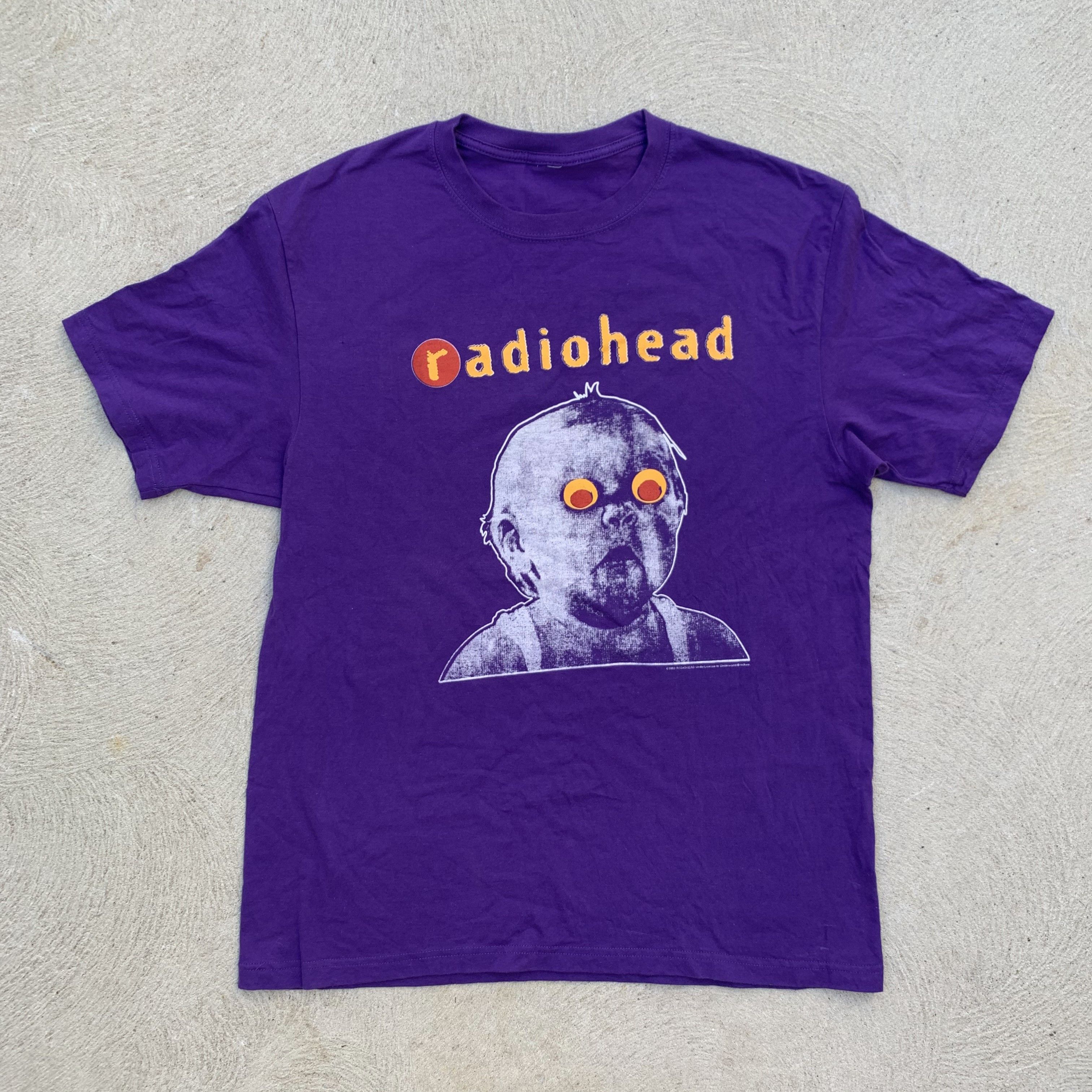 Vintage 1993 Radiohead Band T Shirt Extra Large Xl Tour Tee Hoodie, Sweatshirt | FlexRushtees.com