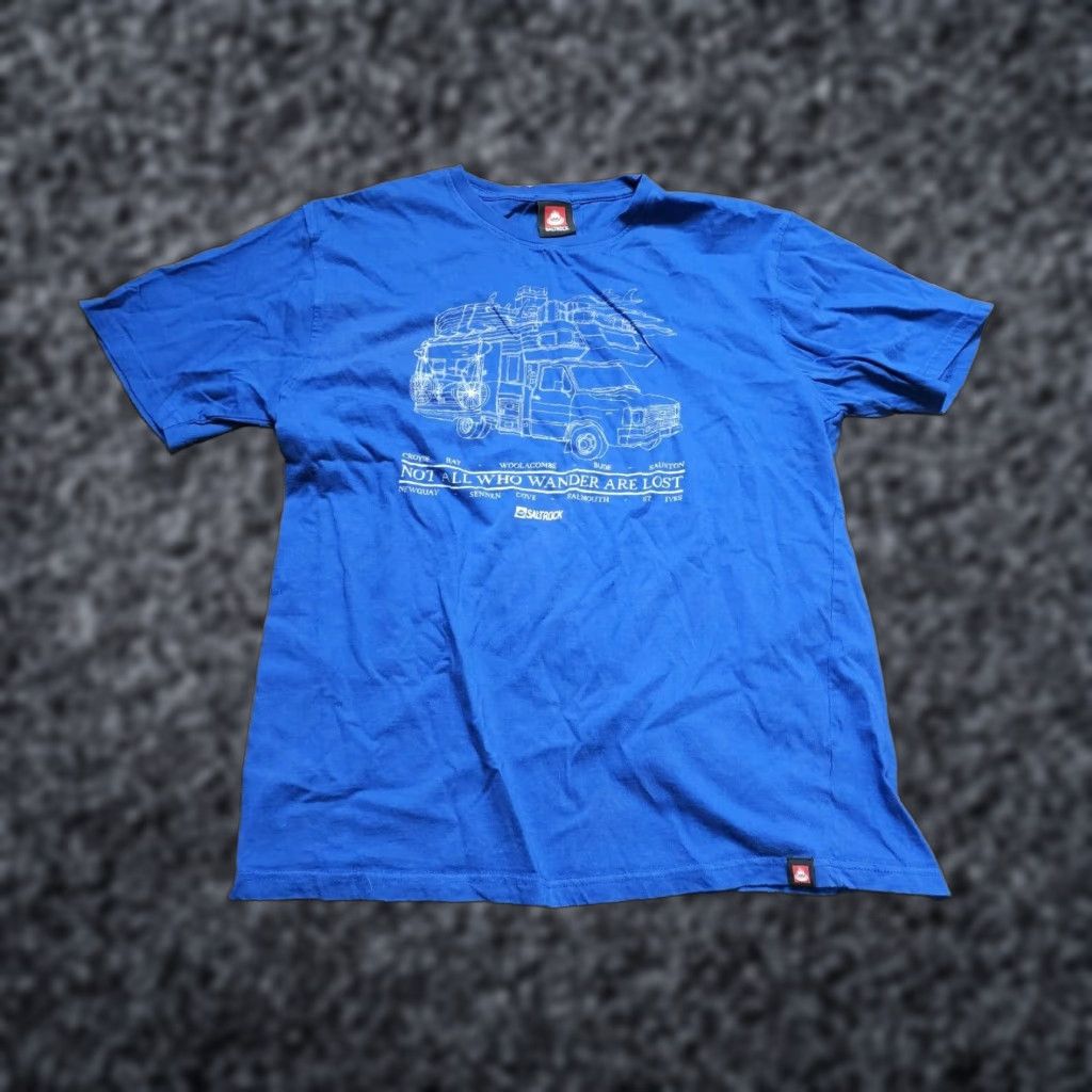 Vintage Mens L Not All Who Wander Are Lost Rv Camper Camping T Shirt