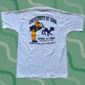 Fruit Of The Loom Vintage University Of Iowa T Shirt Men Xl White 1995 Fruit Of The Loom Short Sleev