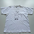 Vintage 90s I Heart Tv Devil Graphic T Shirt Xl White Rare Hoodie, Sweatshirt | FlexRushtees.com