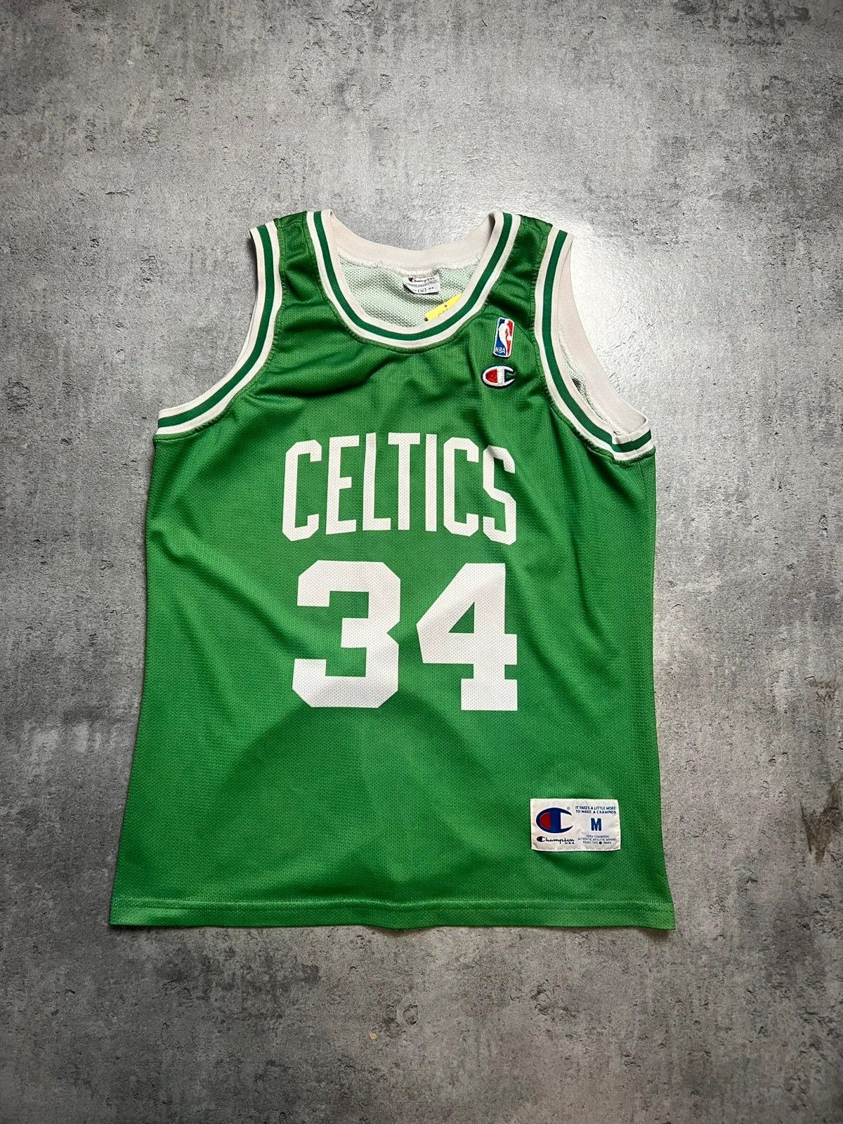 Champion Vintage Boston Celtics Basketball Jersey 34 Pierce T-Shirts, Hoodie, Sweatshirt | FlexRushtees.com