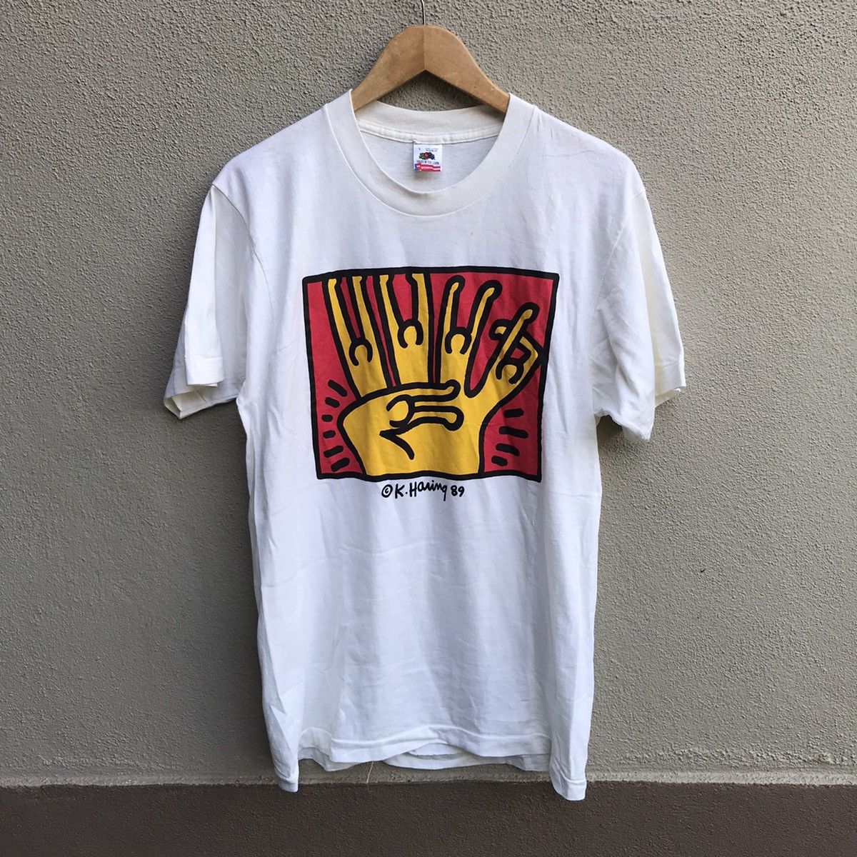 Vintage Rare 90s Keith Haring Art Tee Hoodie, Sweatshirt | FlexRushtees.com