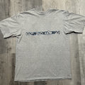 Vintage Vtg Shark Attack Hawaii Aloha Hibiscus Flower Surf Beach Tee