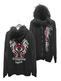 Affliction Clash A Head Poem Zip Fur Hoodie Ifsixwasnine Lgb Style T-Shirts, Sweatshirt | FlexRushtees.com