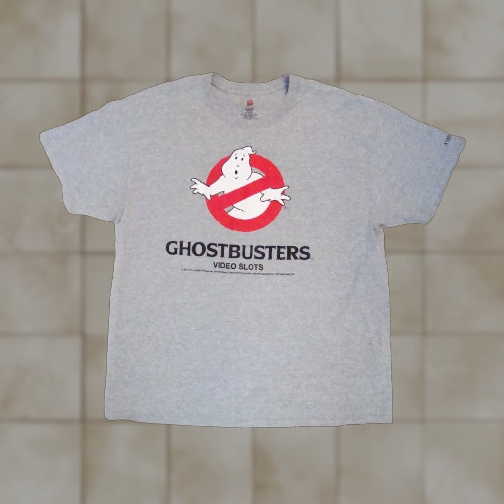 Hanes Ghostbusters Video Slots Who Ya Gonna Call Ghost Busters Halloween T Shirt Xl Men Gray Short S