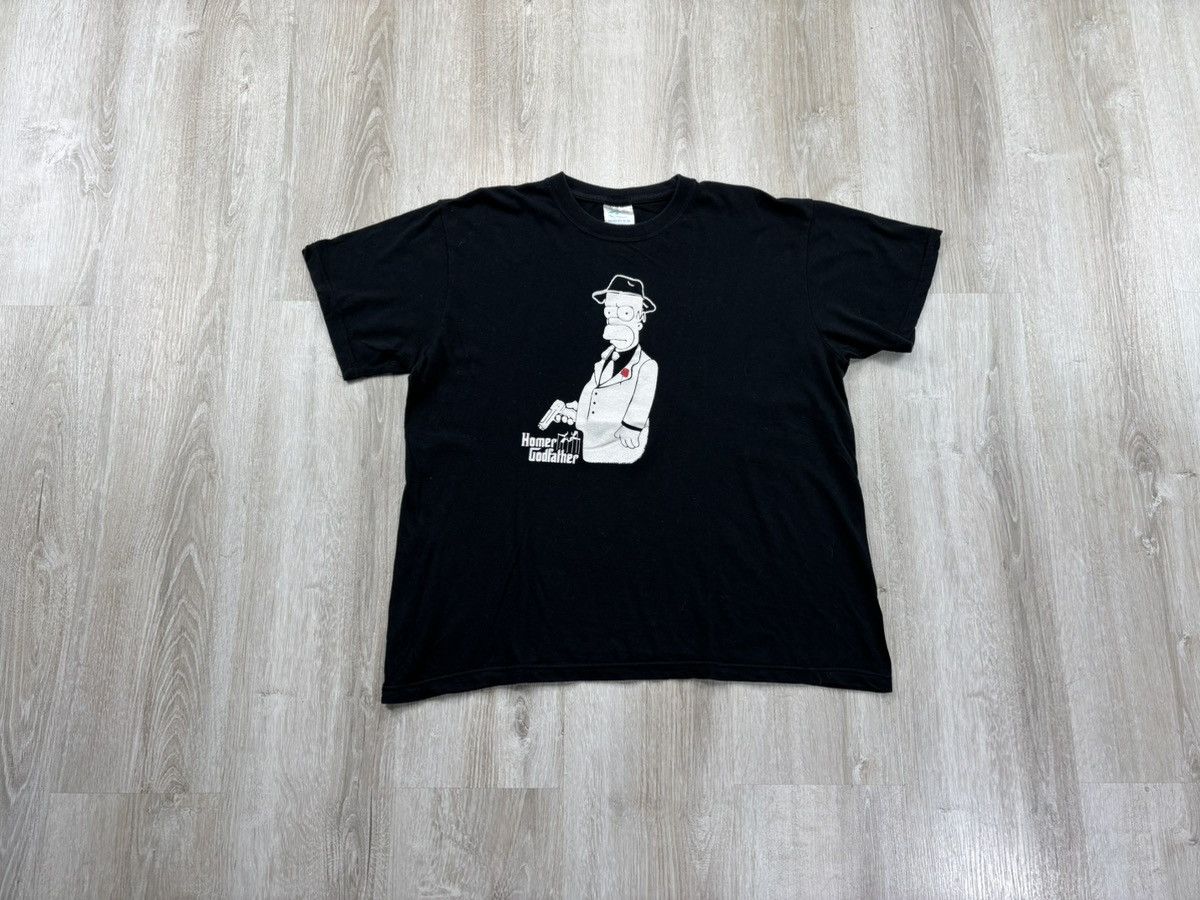 Mens Vintage T Shirt The Simpsons Homer Godfather Size Xl