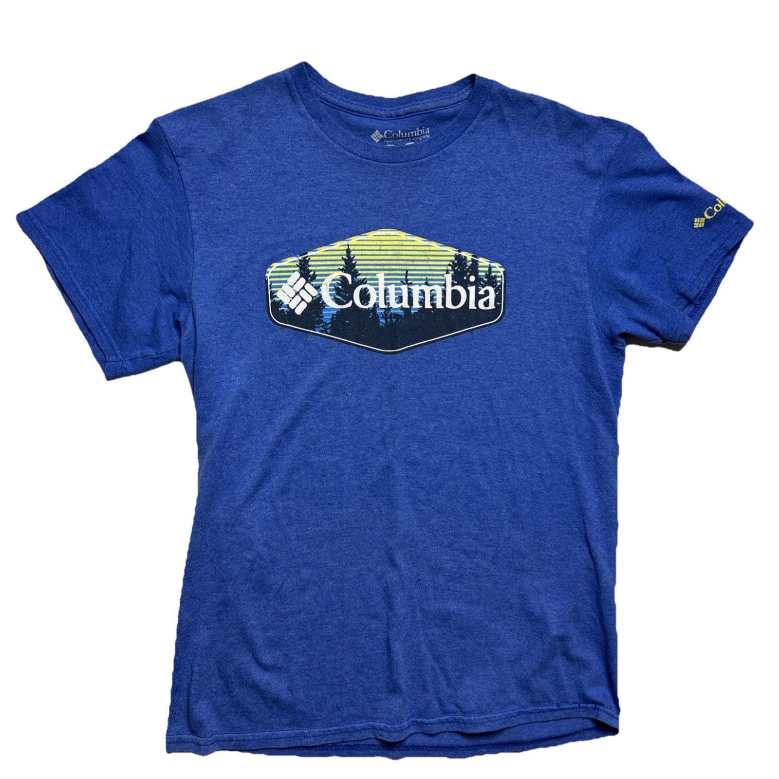 Columbia Graphic T Shirt Mens Size Medium Nature Hiking Top Hoodie, Sweatshirt | FlexRushtees.com