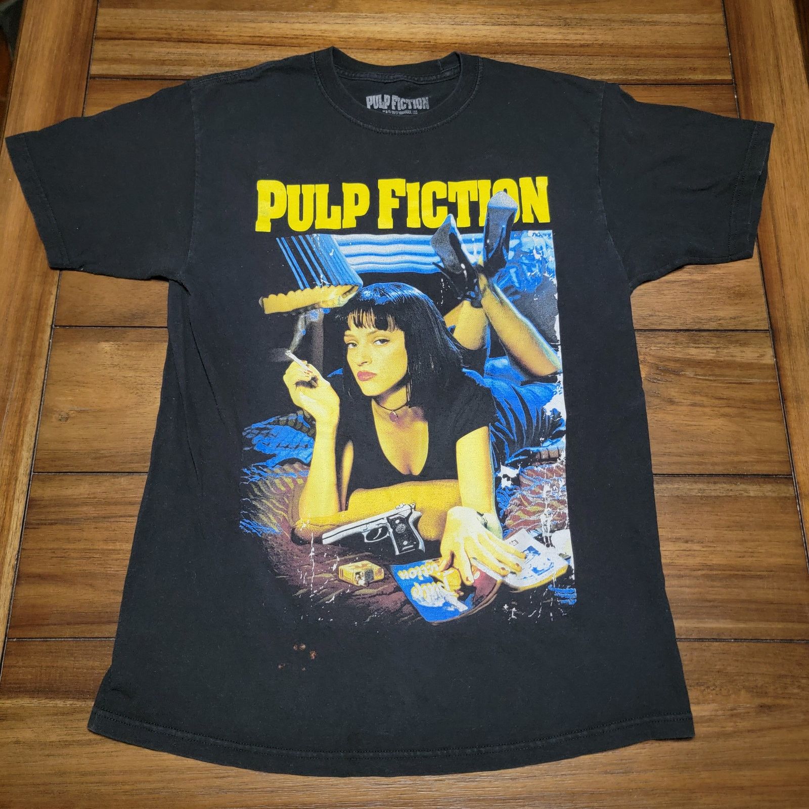 Other Pulp Fiction Black Unisex Tee Uma Thurman Size Medium
