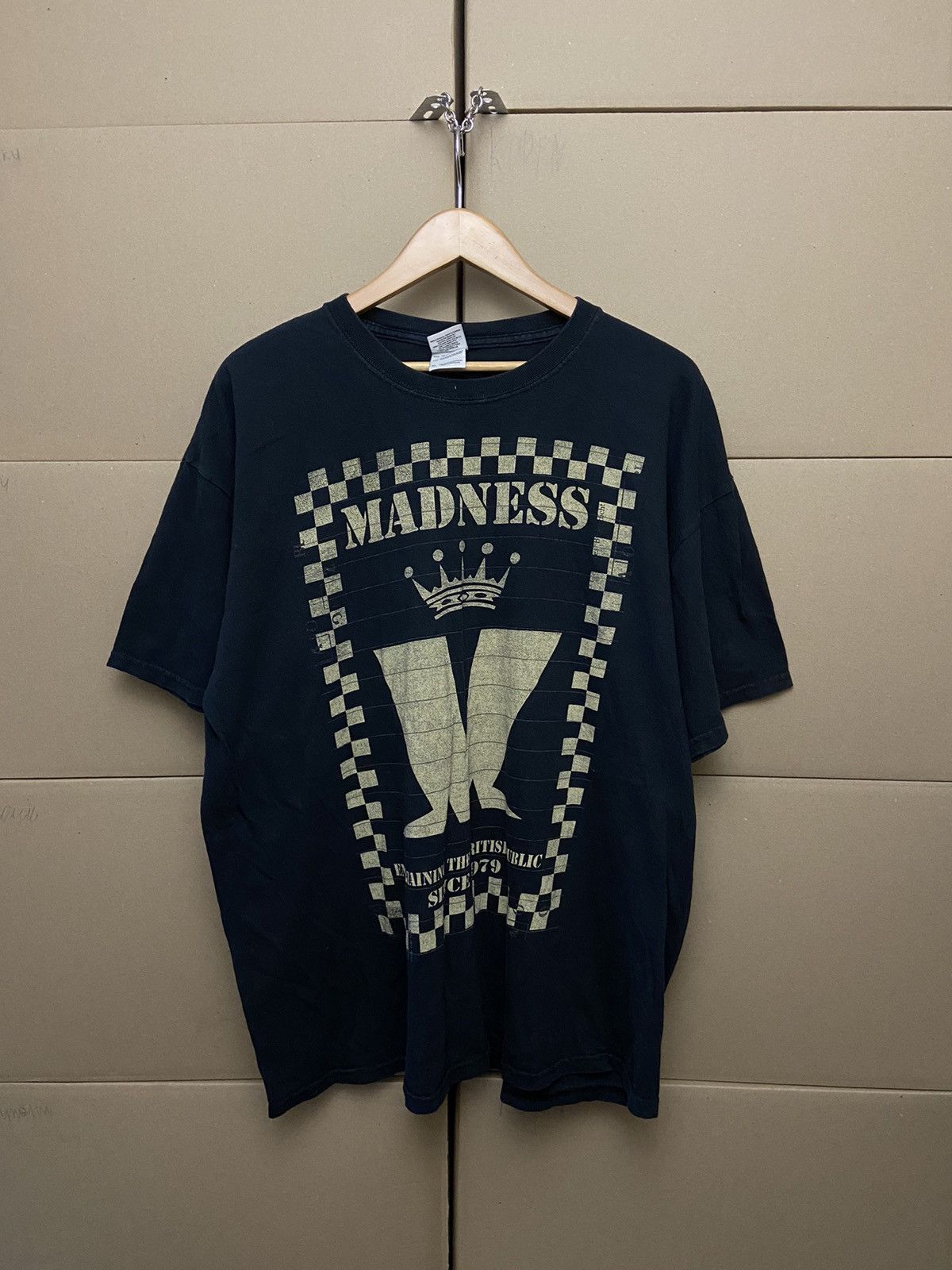 Rare Vintage Madness Tee T Shirt Rock Band Y2k Uk Streetwear Hoodie, Sweatshirt | FlexRushtees.com