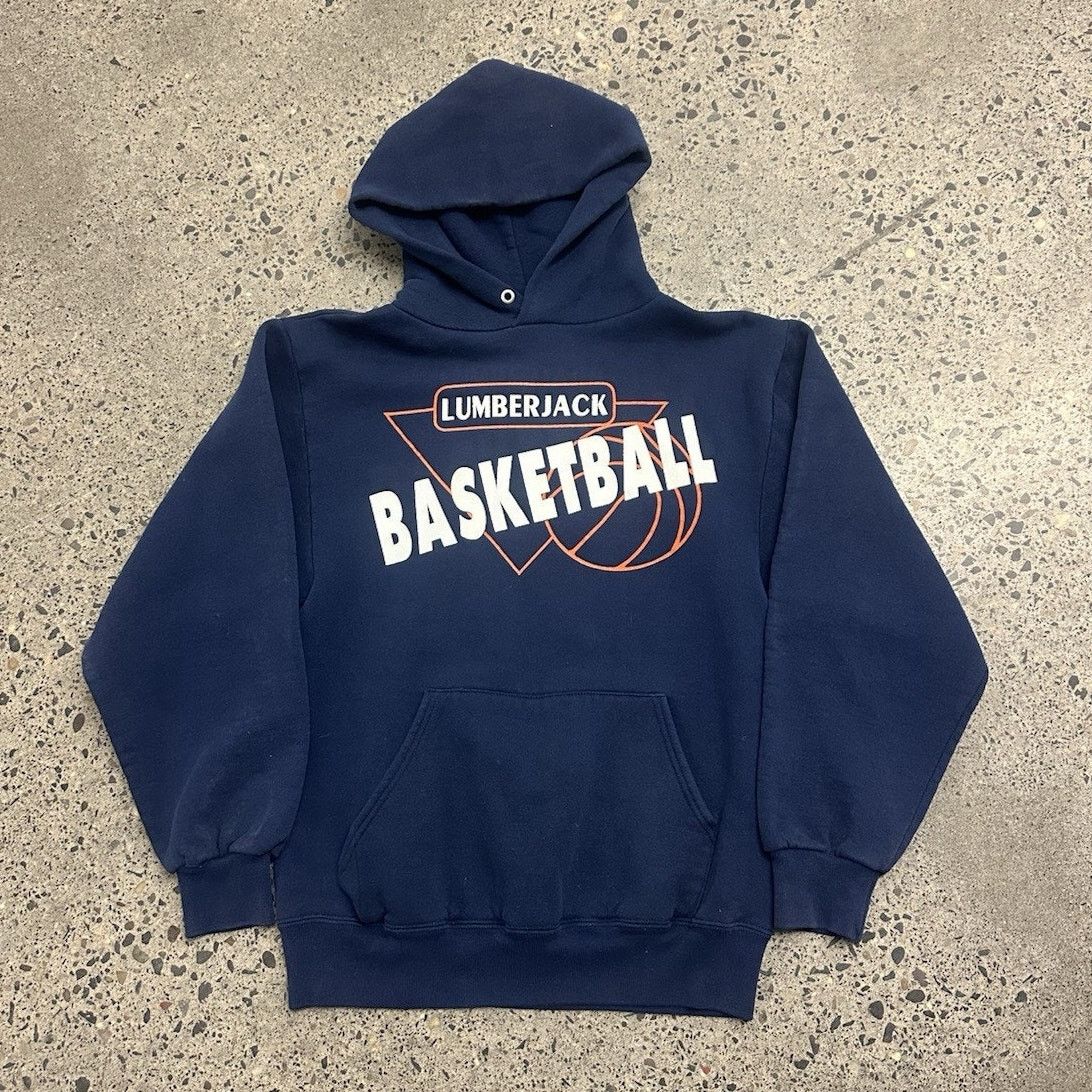 Vintage Jerzees Lumberjack Basketball Hoodie Men S Small