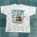 Vintage Country Music Missouri Branson T Shirt 90s Aop Gibson Guitar Martin Screen Stars Whi
