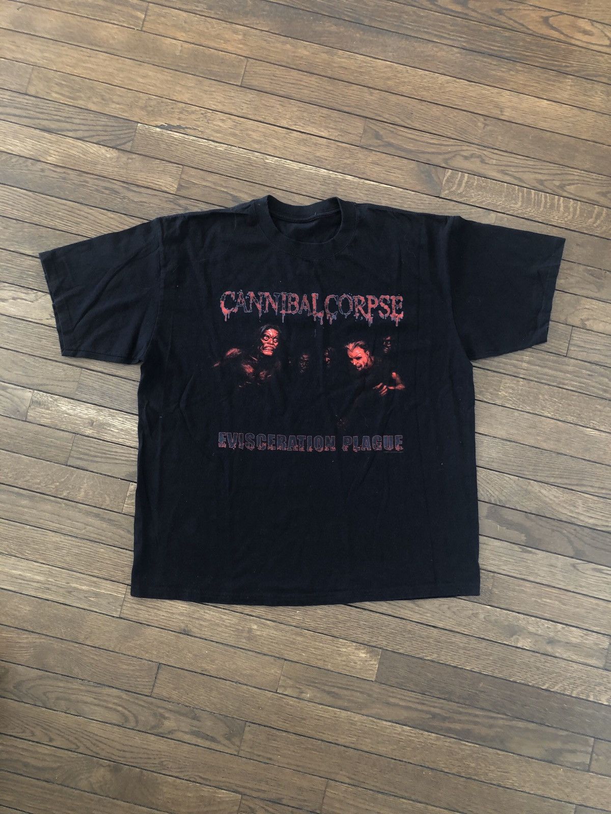 Vintage Cannibal Corpse Evisceration Plague Tee Thrash Metal Hoodie, Sweatshirt | FlexRushtees.com