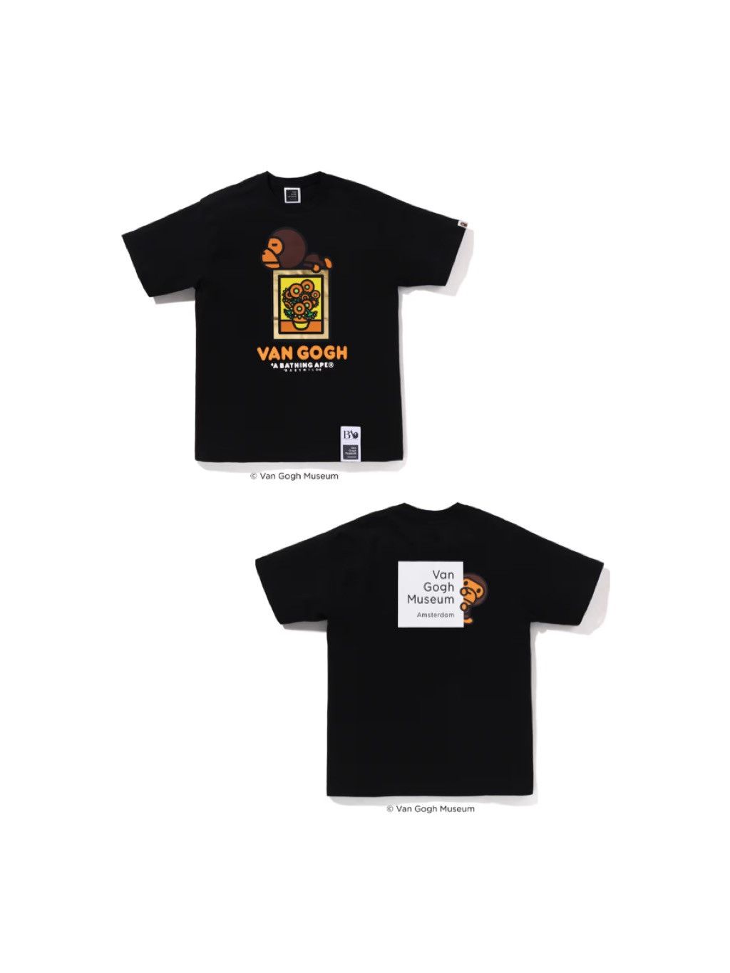 Van Gogh Museum Baby Milo Tee Black Hoodie, Sweatshirt | FlexRushtees.com