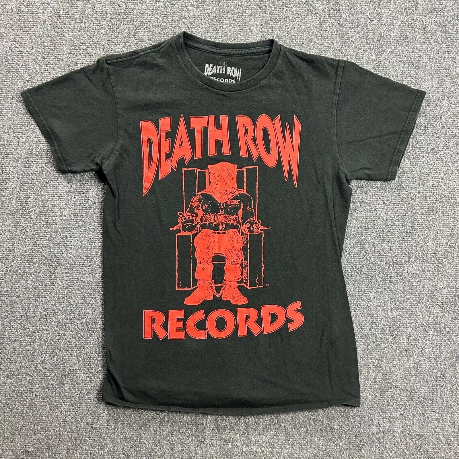 Row Records Death Row Records Short Adults Small Casual Distressed Logo T-Shirts, Hoodie, Sweatshirt | FlexRushtees.com