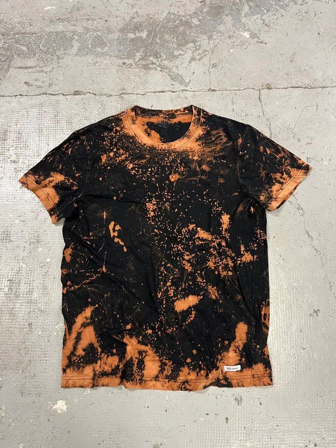 Dolce Gabbana X Vintage 2000s Dolce Gabbana Bleached Black T Shirt Hoodie, Sweatshirt | FlexRushtees.com