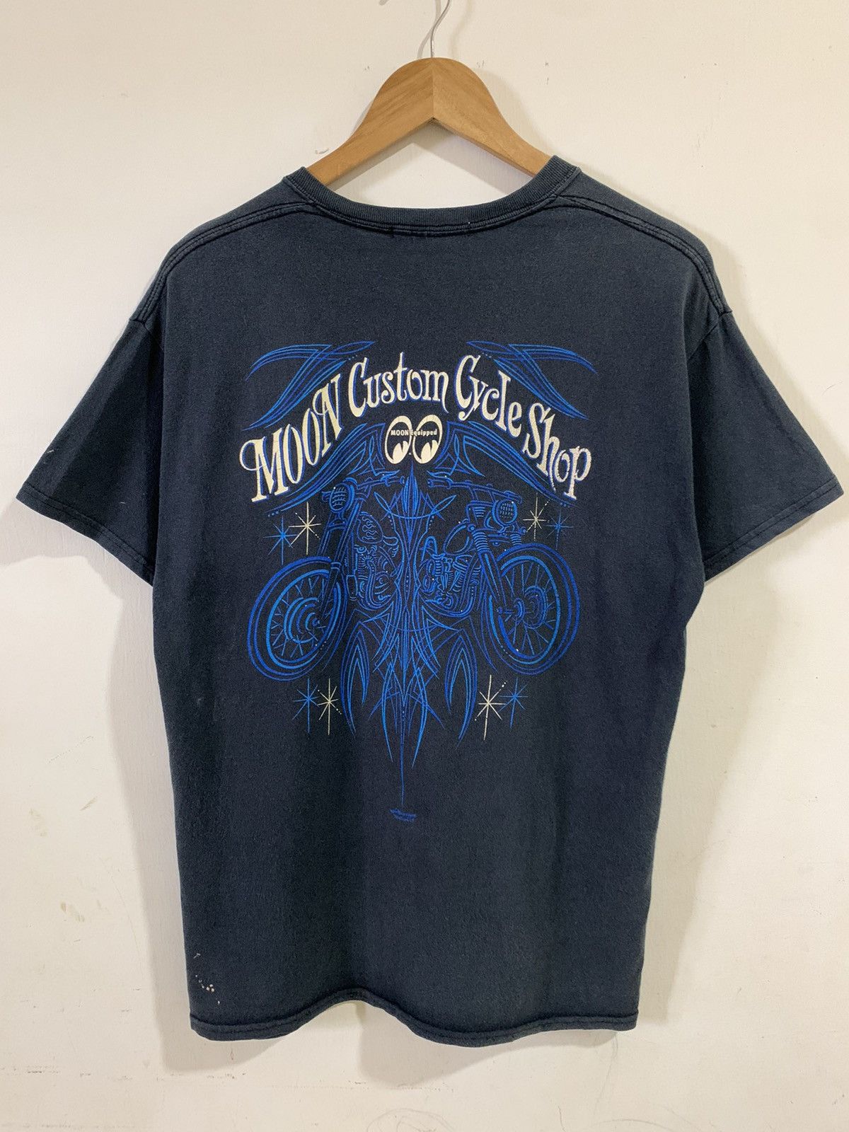 Vintage Mooneyes Cycle Custom Shop Tee Hoodie, Sweatshirt | FlexRushtees.com