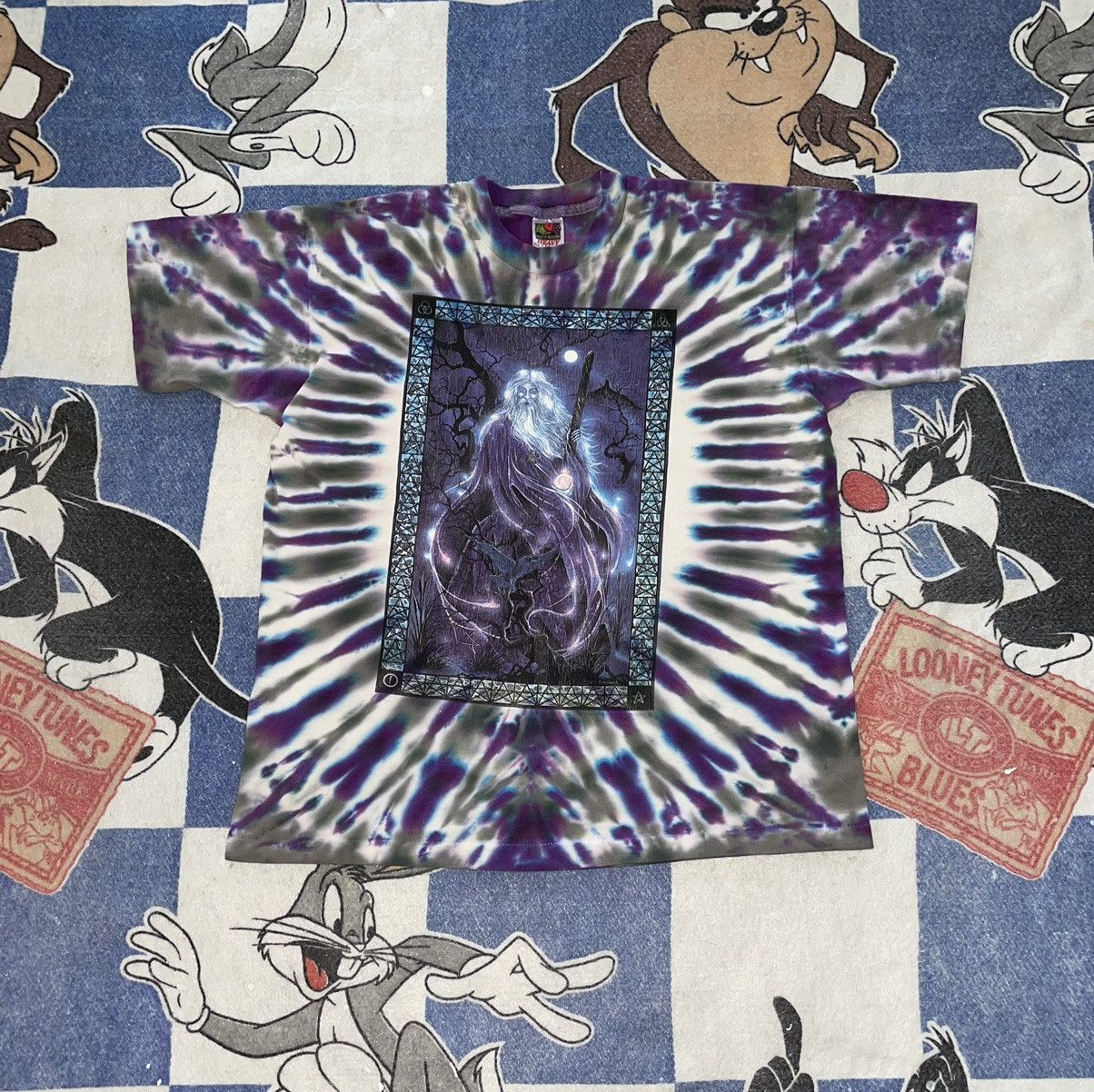X Wizzard Vintage 92 Wizard Not Fade Away Grateful Dead Tie Dye Tee Hoodie, Sweatshirt | AU16VibeMintTees.com