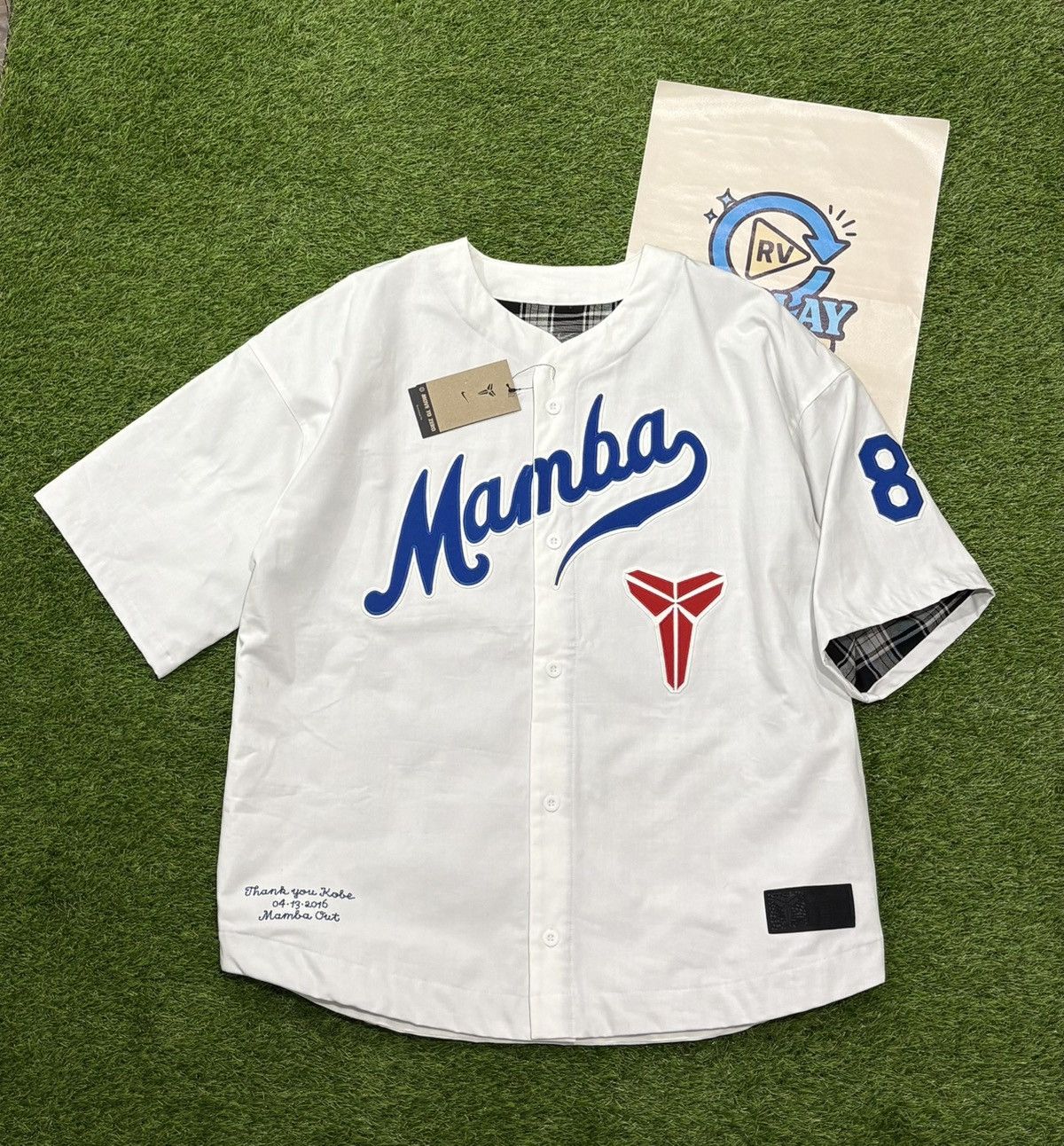 Kobe Bryant Mamba Dodgers Baseball Jersey
