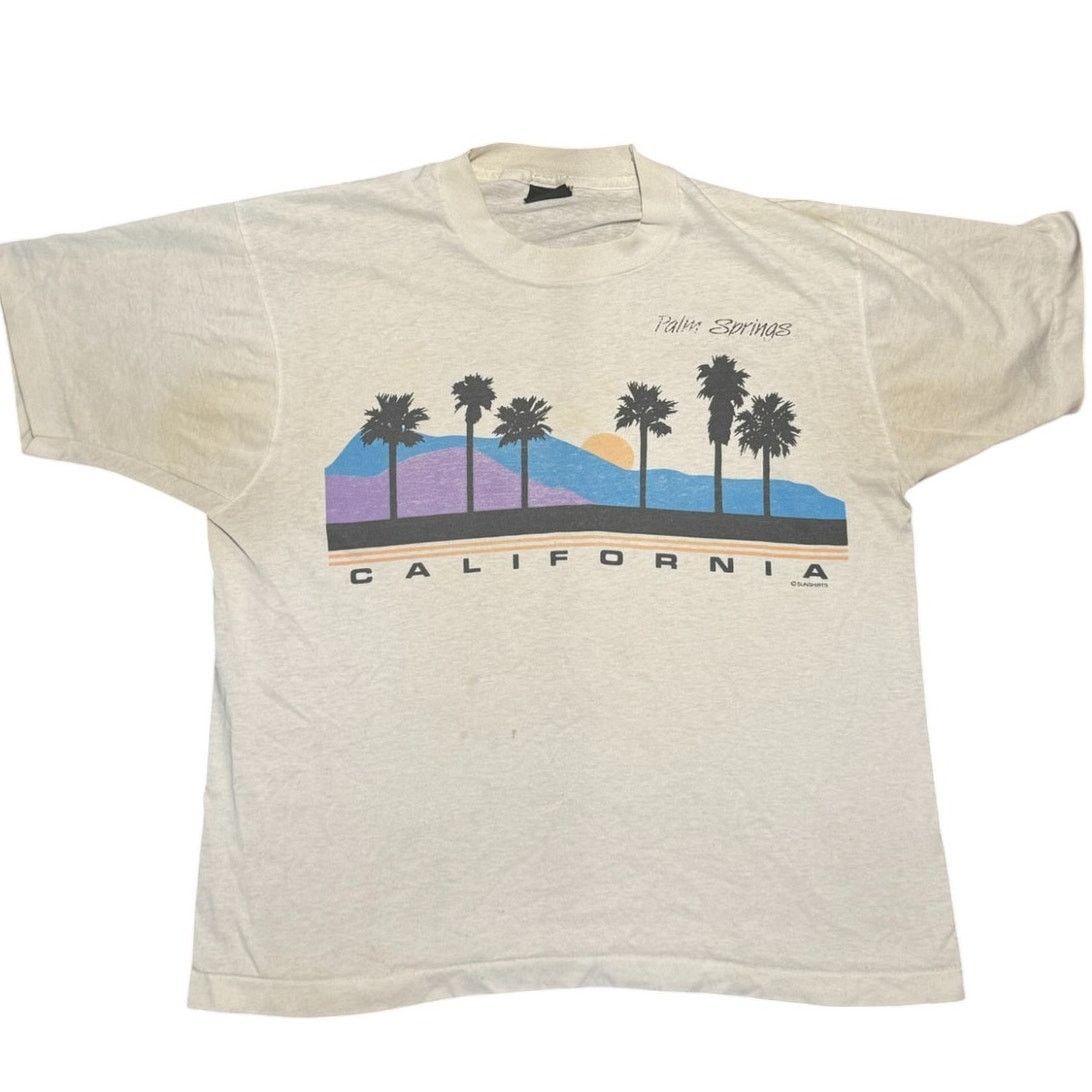 Other Vintage 80s California Palm Springs T Shirt Small Hoodie, Sweatshirt | FlexRushtees.com