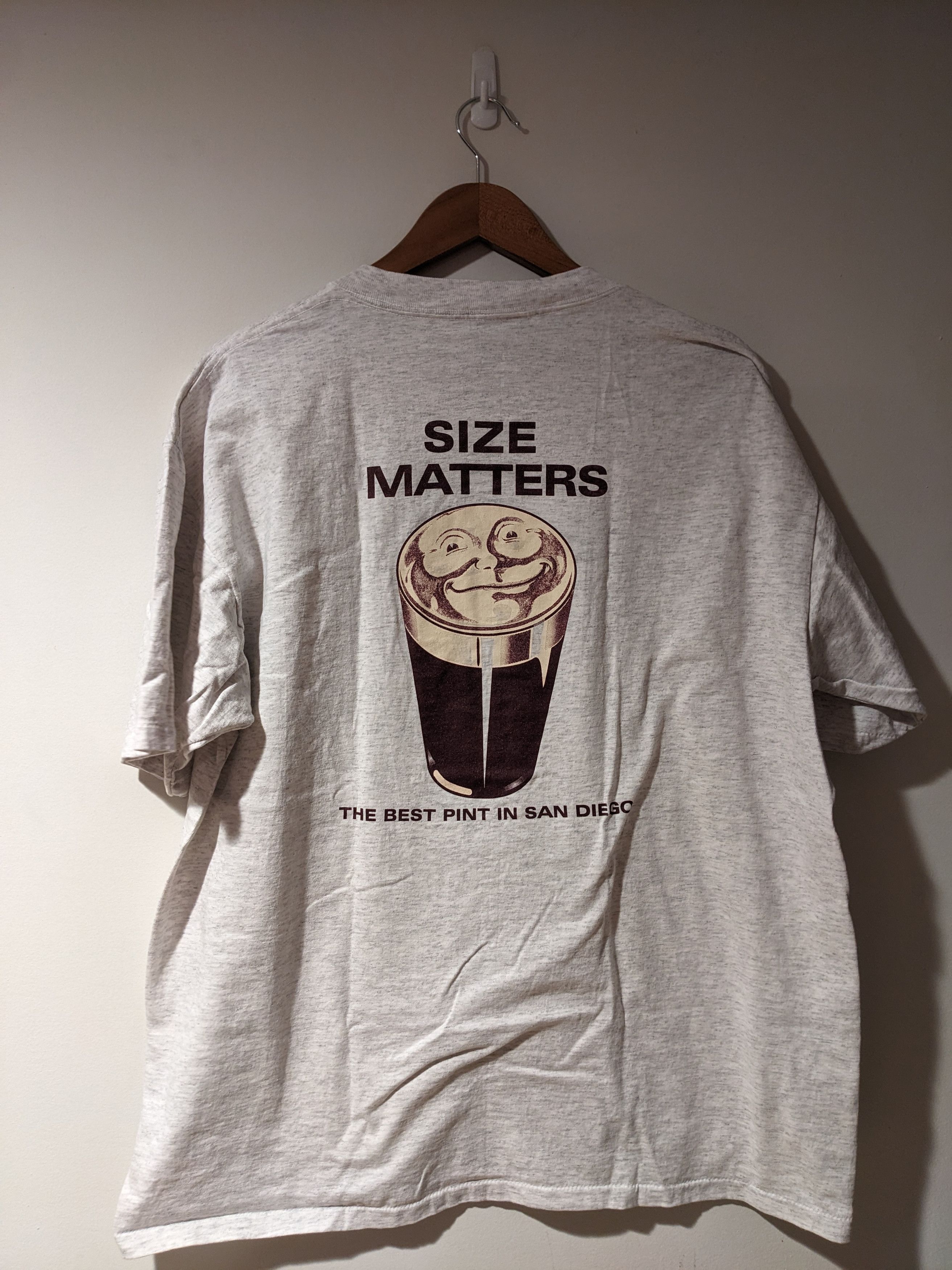 Vintage Ould Sod Size Matters San Diego Beer T Shirt Hoodie, Sweatshirt | FlexRushtees.com