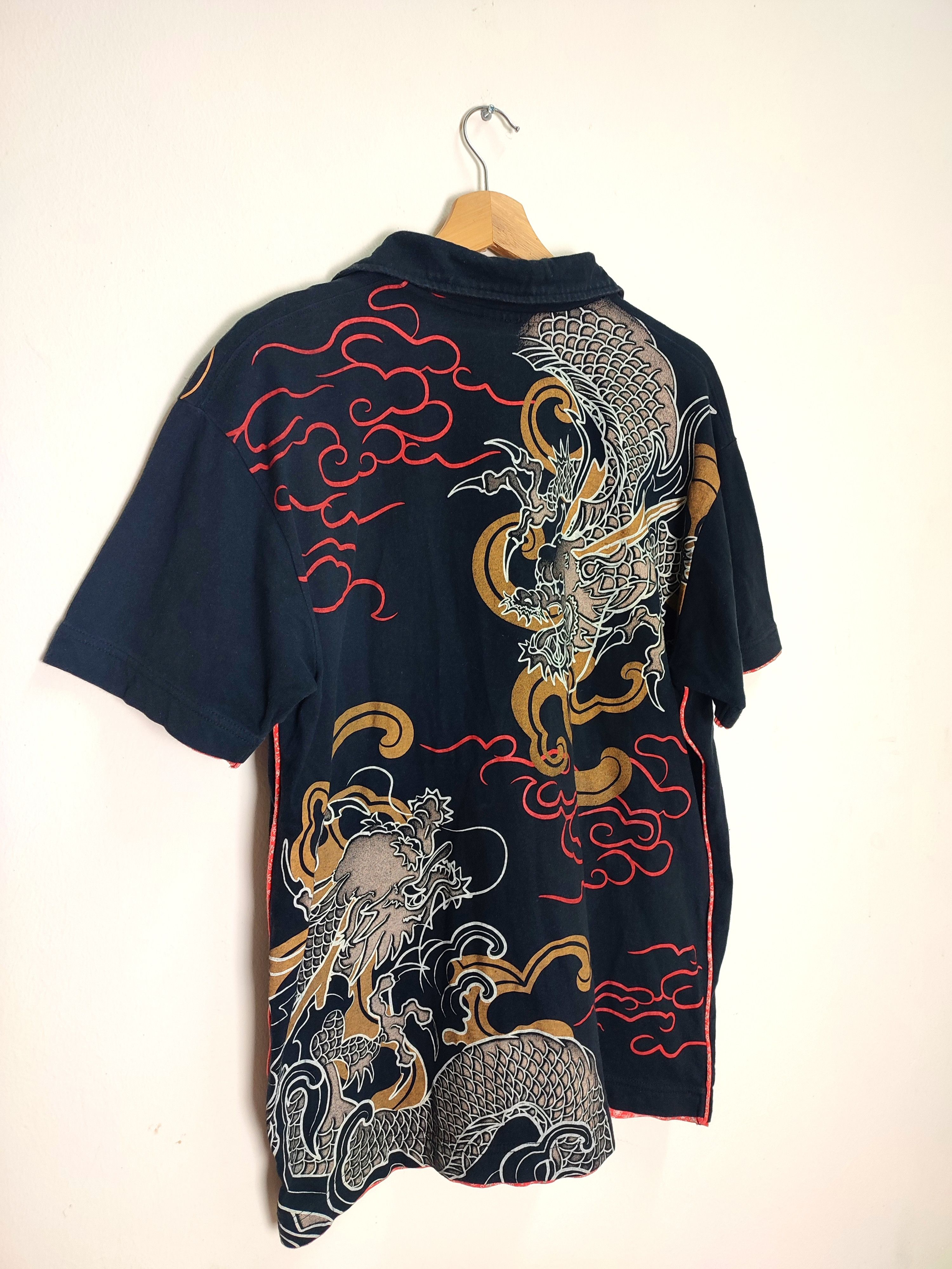 Japanese Brand Sukajan Dragon By Space Opera Shirts