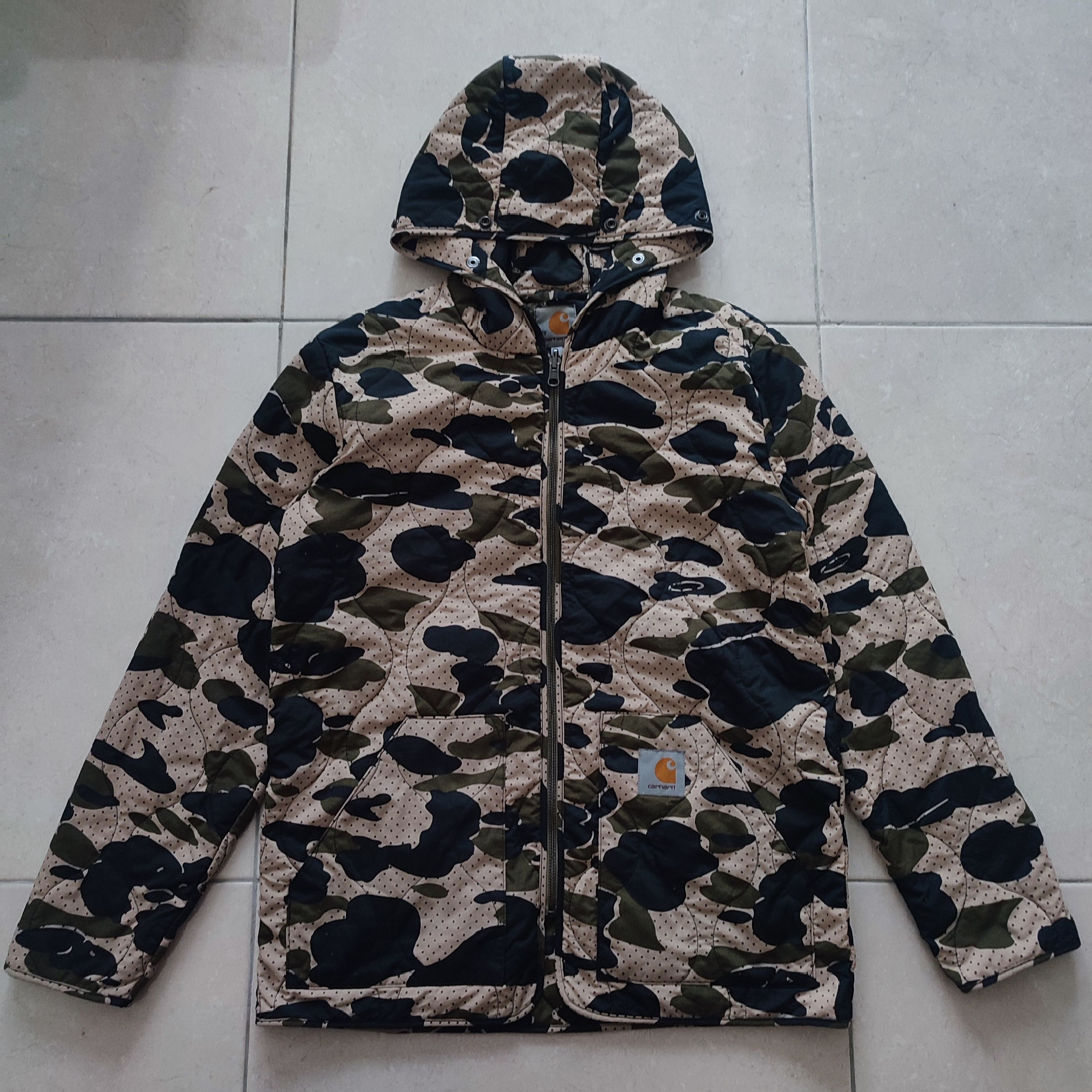 Carhartt Wip Steals Very Rare Carhartt Wip Camo Double Clash Parka T-Shirts, Hoodie, Sweatshirt | AU16VibeMintTees.com