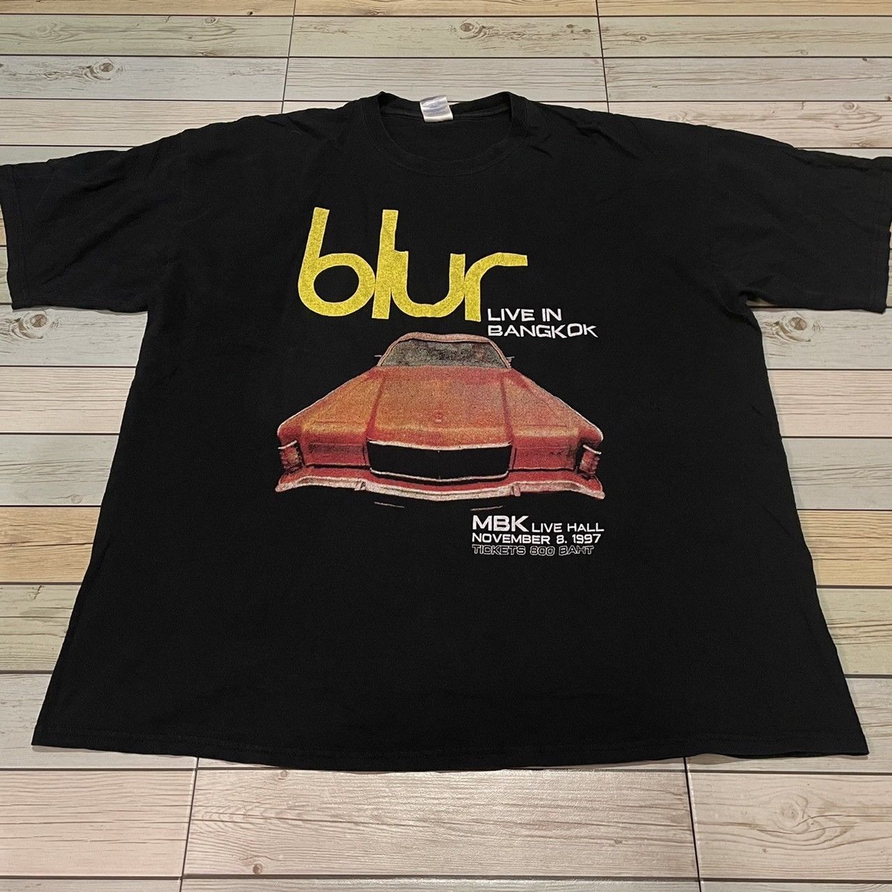 Band Tees Blur Tour Bootleg T Shirt Concert Bkk Hoodie, Sweatshirt | FlexRushtees.com