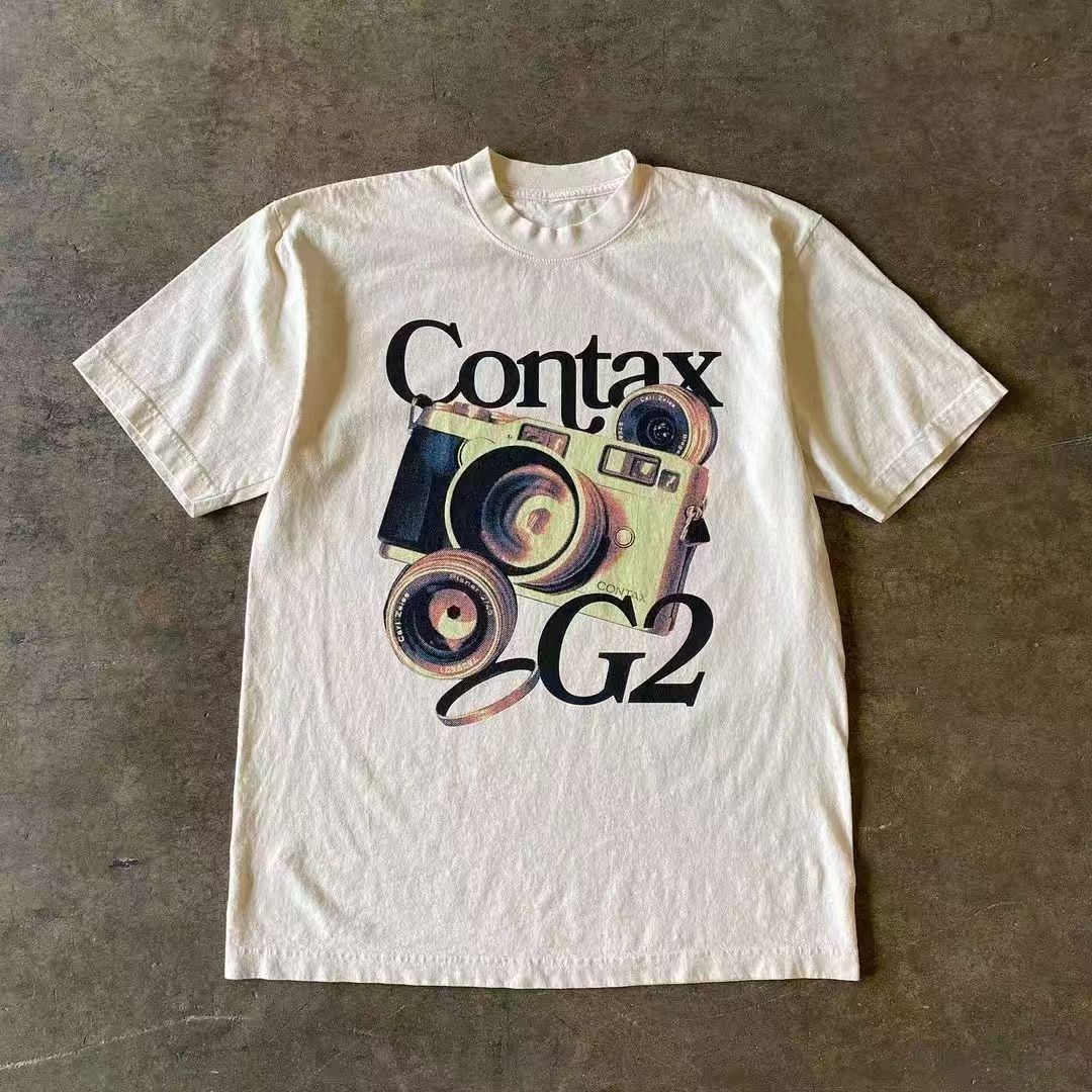 Vintage White Washed Retro Camera Print T Shirt Hoodie, Sweatshirt | FlexRushtees.com