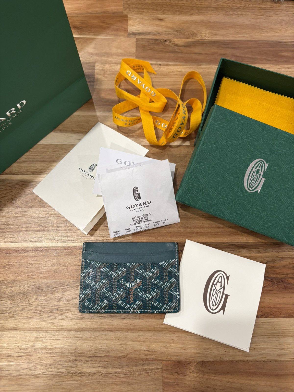 Goyard Saint Suplice Cardholder Green T-Shirts, Hoodie, Sweatshirt | FlexRushtees.com