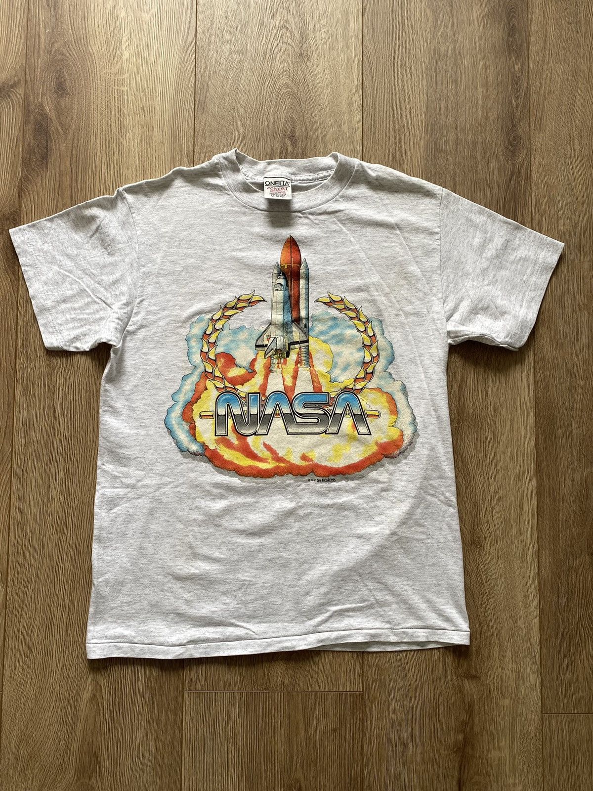 Vintage 1992 Single Stich Nasa Tshirt