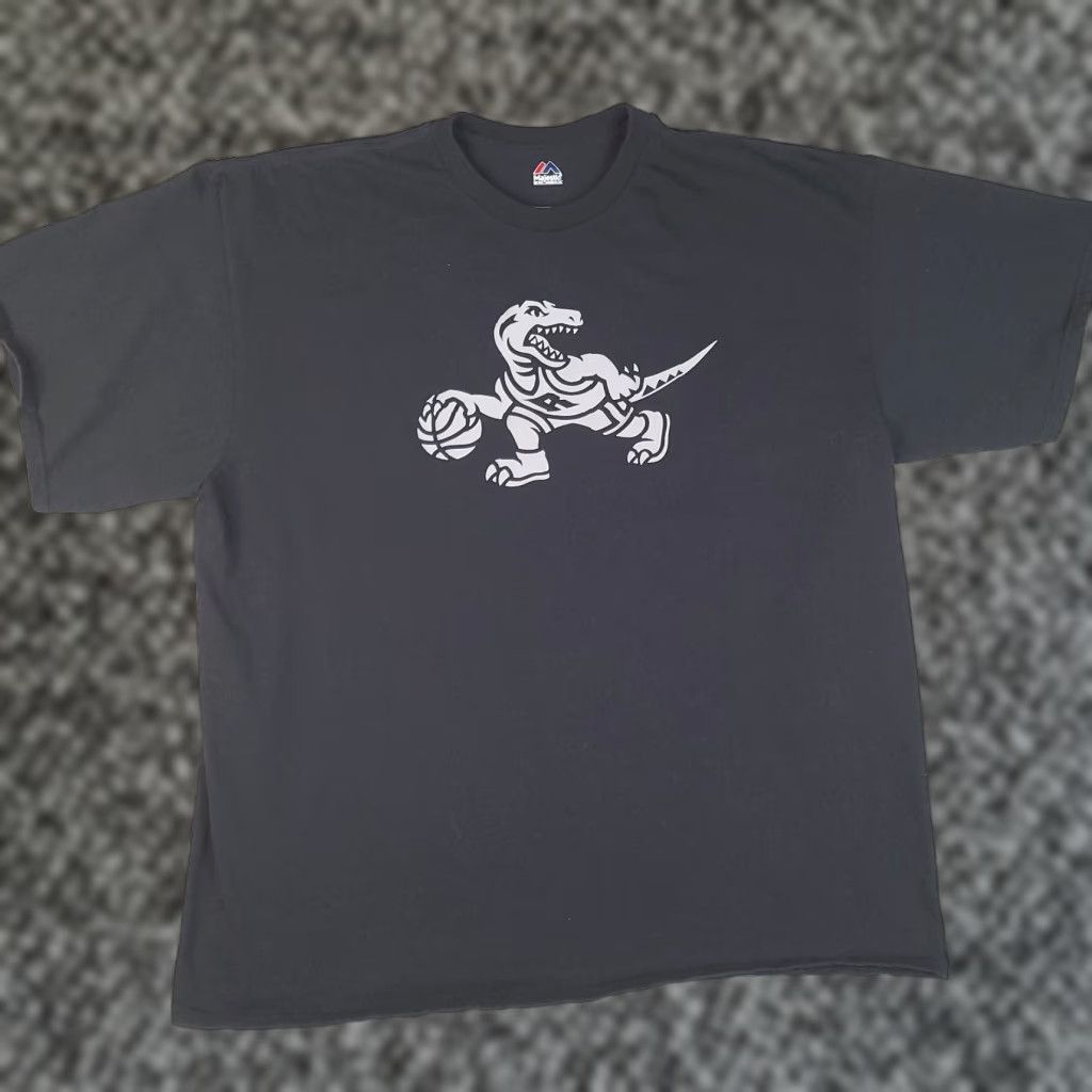 Vintage Majestic Men S T Shirt 2xl Black Basketball Raptor Sports Shirt Men 2xl Black Hoodie, Sweatshirt | FlexRushtees.com